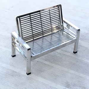 Folding &amp; Durable Flip Stainless Steel <strong>Sofa</strong> <strong>Bed</strong> for Home Decor Office Hotels Restaurant Cafe Living Room <strong>Outdoor</strong> Furniture <strong>Sofa</strong> - Product Image 5
