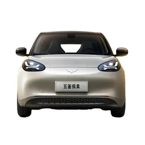 중국에서 가장 많이 팔리는 순수 전기 자동차 Wuling Bengo 333 킬로미터의 순수 전기 범위가 교통 수단으로 작동합니다.