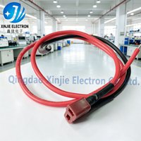 Kabel Silikon 12AWG, Arus Tinggi 40A, Konektor T Plug Dean untuk Baterai Lipo RC, E-bike, Kabel Penyimpanan Energi