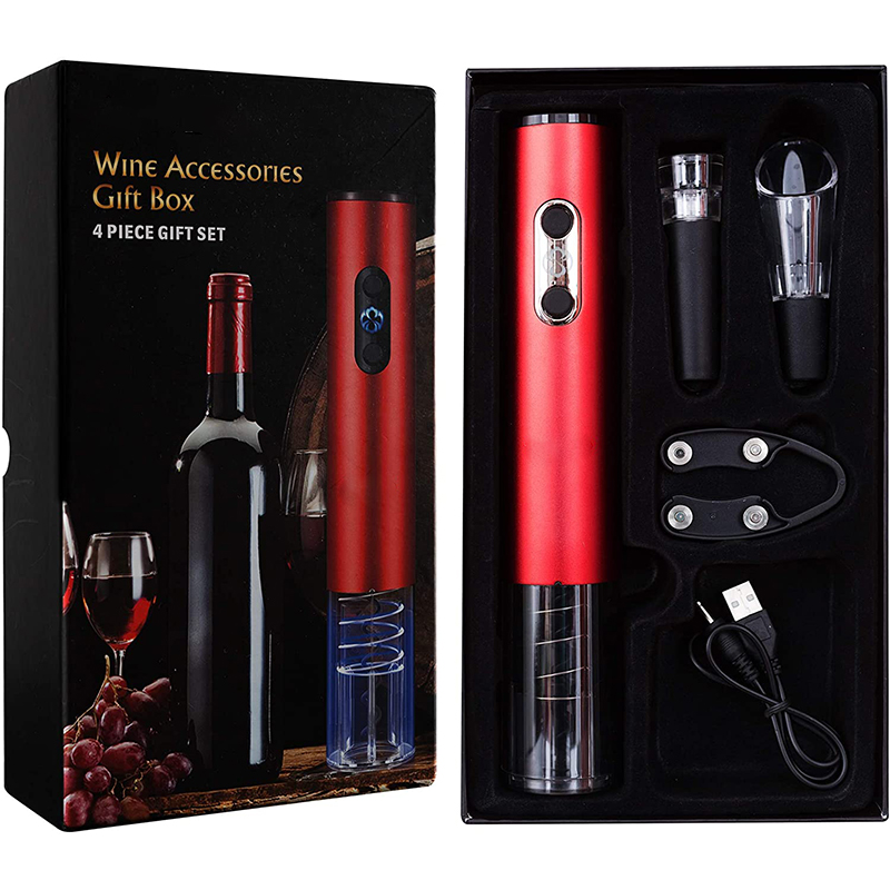 Подарок на заказ для красного вина, автоматический беспроводной усилитель на батарейках, электрический Usb/