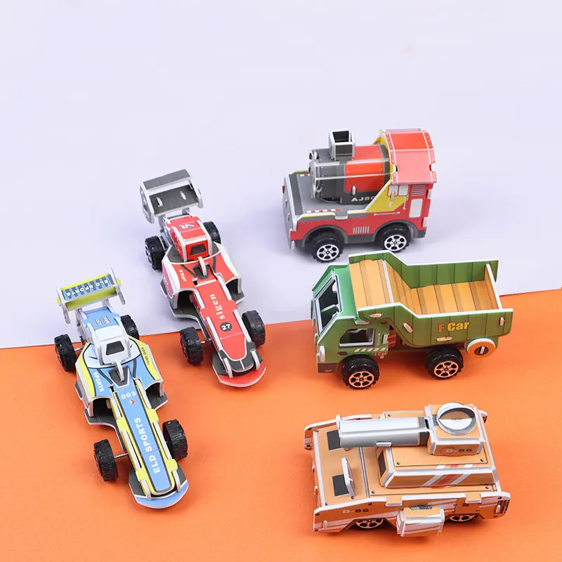 HOYE ремесленные модные самодельные головоломки с автомобилем для родителей и детей, 3D головоломки, игрушки, пазлы, игра для детей