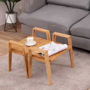 <b>Bamboo</b> Multifunctional Folding Coffee <b>Table</b> 50x30x40cm For Living Room Simple Furniture - Product Image 1