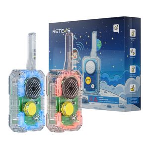 Retevis A9322 Children's Walkie Talkie Transparent Case 1.5-3km Range STEM Educational Toy for Kids - Product Image 1
