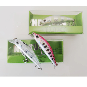 LUTAC Vente Chaude Leurre Minnow à Peau Réaliste - 50mm 4.5g Coulant Hameçon Triple Équipement de Pêche à <span class=keywords><strong>la</strong></span> <span class=keywords><strong>Truite</strong></span> en Eau Douce - Product Image 5