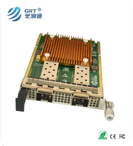 Sợi kép cổng 10 Gigabit <span class=keywords><strong>Network</strong></span> Adapter cho OCP (mở tính toán dự án) với Intel X710-BM2 chip - Product Image 5