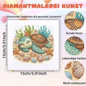 Puzzle Fai-da-Te per Interazione Genitore-Figlio, <span class=keywords><strong>Disegno</strong></span> Diamantato per Bambini, Motivi Animali Cartoon, Pittura a Olio su Tela, Ecologico - Product Image 4