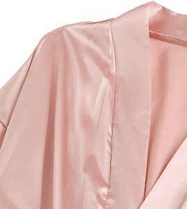 ZZ233 Ensemble de Nuisette pour <span class=keywords><strong>Femme</strong></span> 4 Pièces, Sexy, Rayé, en Satin et Dentelle, Lingerie, Pyjamas Shorts et Robes de Nuit - Product Image 6
