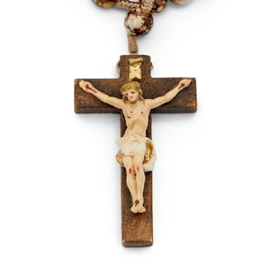 Corde en résine Chapelet Perles Collier de Prière Catholique Croix Béni par le Pape François - Product Image 4
