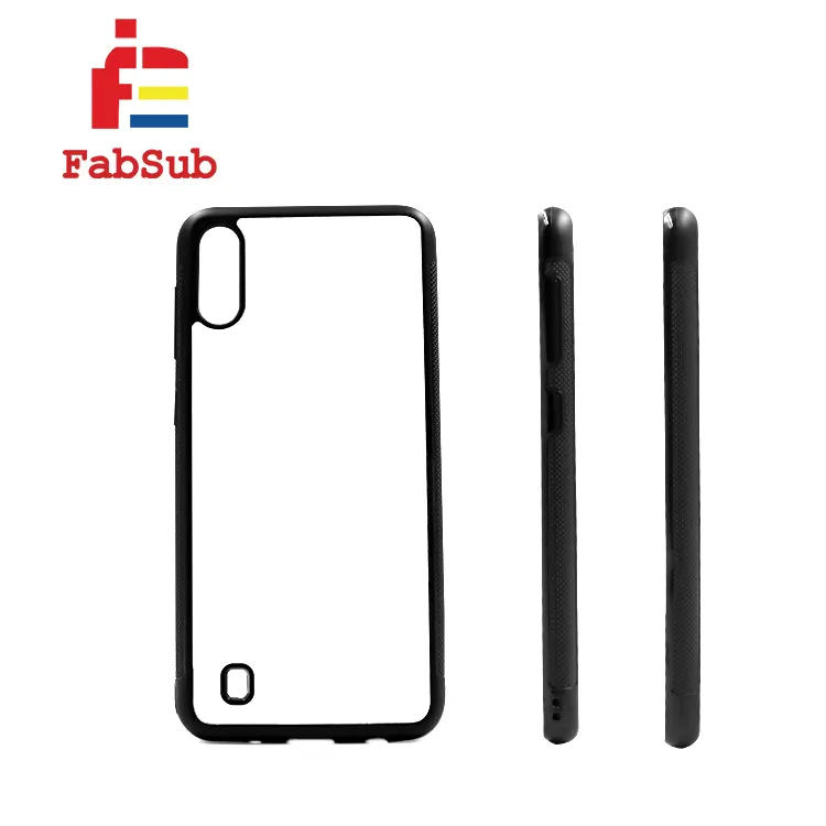 Casing ponsel sublimasi TPU 2D kualitas tinggi casing telepon polos sublimasi desain sendiri untuk Samsung M10