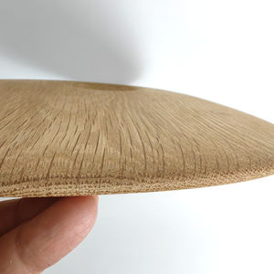 <span class=keywords><strong>Planche</strong></span> à découper et à servir en bois de chêne 100% naturel, forme de galet à bords arrondis, avec porte-œufs pour charcuterie, fromage, fruits - Product Image 6