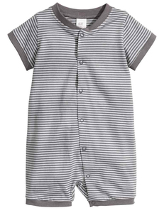 Combinaison-pyjama à manches courtes pour bébés et enfants, vêtements d'été bio - Product Image 2