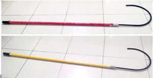 Alat berlari 4 kaki serat kaca tongkat terisolasi kait penyelamatan dengan busa diisi buatan Cina - Product Image 3