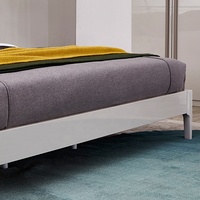 126101 Quanu vente en gros meubles de chambre mdoern lit simple au design simple avec rangement lit double pour adultes