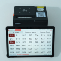 Terminal Punto de Venta con Pantalla Táctil Dual de 11 Pulgadas, NFC, Sistema POS de Windows, con Impresora de Recibos de 80 mm para Comercio Minorista