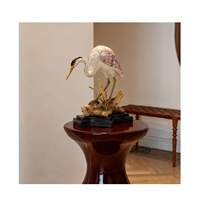 Nouvelle pièce décorative d'art cygne de style chinois, luxe léger et haut de gamme, pour salon, entrée, meuble TV et objet de décoration