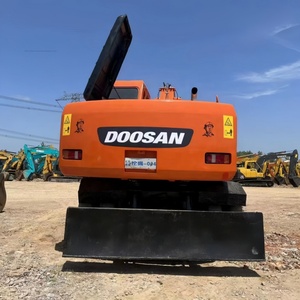 Excavatrice sur pneus d'occasion DOOSAN DX150W 15 tonnes, conception originale coréenne, haute qualité, modèles DX140 140W 150W - Product Image 5