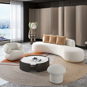 Ustom ordic Luxury iiving ooom ururded ofofa ITE Hite amamb elelvet Ouch omombination F odern imimple eisure ofofa holholesale - Product Image 4