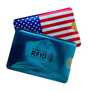 도난 방지 RFID 차단 카드 슬리브 신용 카드 보호기 RFID 카드 ID 슬리브 보호기 차단 안전