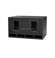 Subwoofer passif haute puissance 1600W double 18 pouces avec caisson en contreplaqué/sortie stéréo 139dB SPL max - CM KS28