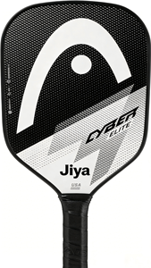Paleta de Pickleball Jiya Cyber Elite, Superficie de Fibra de Vidrio, Color Negro/Blanco, Peso 230g, para Niveles Principiantes a Intermedios - Product Image 5