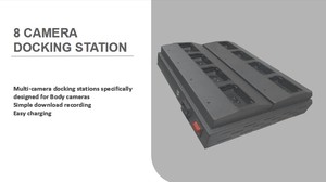 Base de Carga Portátil de 8 Puertos para Cámaras Corporales, para Recopilación de Datos y Carga de Batería - Product Image 3