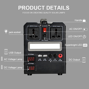 Buon prezzo potenza di pregevole fattura con luci sistemi mobili sistema portatile Off Grid trifase ad energia solare - Product Image 3