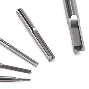 Fraise à rainurer droite à deux cannelures en carbure de tungstène HOZLY, fraise à bois pour machine CNC, fraise à bout, HRC55, non revêtue - Product Image 3