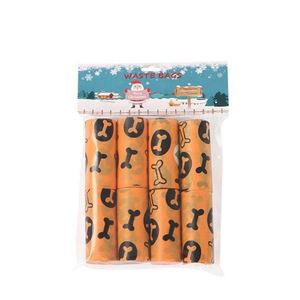 2026 Eco Friendly Customized Cornstarch Cartoon Style Mint Scent Tie Handle Odor Control Travel Waste Disposal <b>Dog</b> Poop Bags - Product Image 5