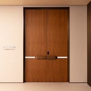 ประตูไม้สไตล์ยุโรป ป้องกันการโจรกรรม กันเสียง สำหรับบ้าน - Product Image 1
