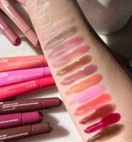 Étui en silicone Rhold Style avec support intégré pour brillant à lèvres, étui de maquillage esthétique pour cosmétiques Peptide Tint, coque de téléphone portable