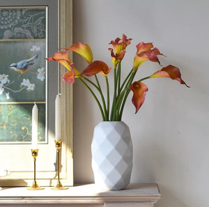 <span class=keywords><strong>Fiori</strong></span> Artificiali Calla Lily <span class=keywords><strong>in</strong></span> Gomma Morbida Effetto Reale 53cm, Texture Umida, Decorazione di Lusso per Matrimoni e Natale - Product Image 3
