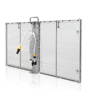 Pantalla LED Flexible Transparente para Interiores y Exteriores P3.91-7.81 para Escaparates de Tiendas, Pantalla LED de Película para Cristal en Centros Comerciales - Product Image 4