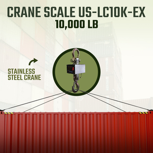 เครื่องชั่งเครน US-LC10K-EX ของสหรัฐอเมริกา รับน้ำหนักได้ 10,000 ปอนด์ (ปลอดภัยภายในตัว) ผลิตในสหรัฐอเมริกา - Product Image 2
