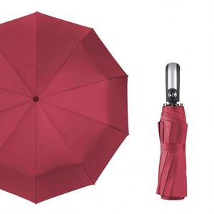 Paraguas OEM de 21 Pulgadas con Diseño Clásico para Todas las Estaciones, Plegable en 3 Secciones, con Logotipo Personalizado, Colorido, con Mango de Goma y Nailon 190T - Product Image 1