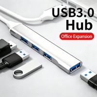 USB Docking Station 3.0 Hub with Multiple Ports High-Speed Transmission Converter Connector Type C Expansion Dock Splitter