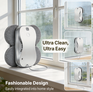 Robot Limpiacristales Doméstico con Accesorios Gratuitos, Motor sin Escobillas Automático, Limpieza de Doble Cara, Planificación Automática de Rutas - Product Image 3