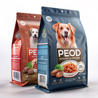 Emballage de collation de nourriture pour chien chat impression numérique à fermeture éclair emballage flexible debout sac de nourriture pour animaux de compagnie personnalisé avec logo