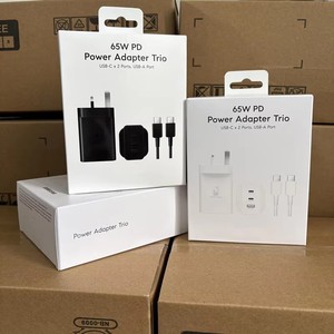 <span class=keywords><strong>Cargador</strong></span> de Carga Súper Rápida de 65W con 3 Puertos EP-T6530 PD, <span class=keywords><strong>Adaptador</strong></span> de Corriente USB C Trio de 65W para <span class=keywords><strong>Samsung</strong></span> <span class=keywords><strong>S21</strong></span> S22 S23 S24 S25 S26 - Product Image 6