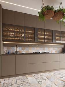 Armoire de cuisine en bois massif artisanale de qualité supérieure avec quincaillerie vintage pour la cuisine à domicile - Product Image 3