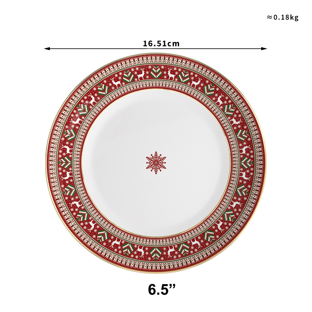 6.5 "จาน desseert