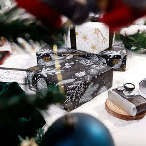 Wholesale 80g Art <b>Paper</b> 43*300cm <b>Christmas</b> Gift <b>Luxury</b> Custom Packaging <b>Wrapping</b> <b>Paper</b> Roll - Product Image 4