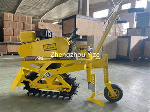 Nueva cosecha de ajo Allium Sativum cadena de elevación pista arado azada excavación máquina cosechadora frontal para cosecha de ajo de granja - Product Image 4