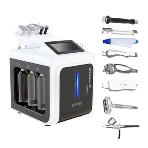 Multifunctionele Hydra 10 In 1 Bio Led Pdt Lichttherapie Micro Stroom Zuurstof Jet Peel Gezichts Microdermabrasie Machine