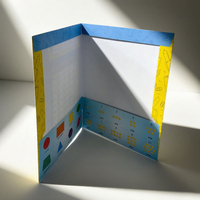 Dossier de présentation de documents imprimé en couleur personnalisé, dossier en papier, dossier en carton avec logo personnalisé