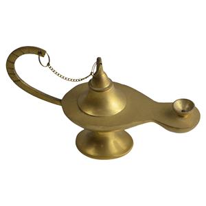 Genie Lamp Design <b>Incense</b> <b>Holder</b> With Brass Metal Indoor Fragrance <b>Incense</b> <b>Burner</b> - Product Image 1