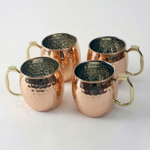 Copper <b>Vintage</b> <b>Mug</b> Handle Metal Drinkware 500ml Insulated Cocktail <b>Mug</b> Plated Stainless Steel Eco-Friendly Portable Gift - Product Image 1