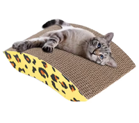Grand grattoir à ongles pour chat classique et luxueux en papier ondulé, broyeur à griffes, planche à gratter pour chat, emballage en carton, écologique