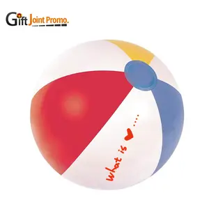 الجملة PVC كرة شاطئ قابلة للنفخ مع شعار مخصصة 6 لوحة الشاطئ الكرة المطبوعة
