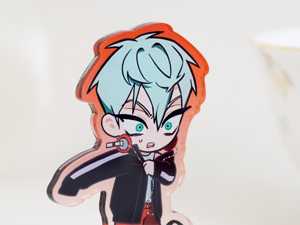 Figura de acrílico de personaje estilo casual escolar Chibi, soporte de acrílico para figura de personaje, figura de acrílico de personaje con atuendo diario, figura de acrílico de <span class=keywords><strong>anime</strong></span> linda D - Product Image 4