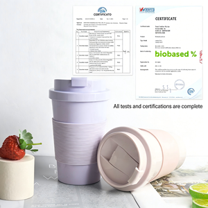 Gobelet à café biodégradable en PLA, réutilisable, résistant à la chaleur, logo et couleur personnalisés | Rapports d'essai - Tasse à emporter durable - Product Image 2